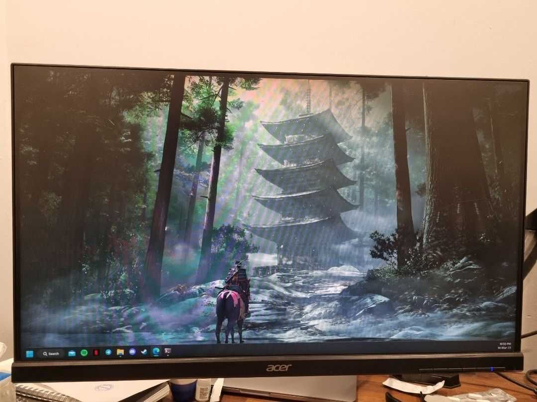 Monitor LED Acer Gaming KG251Q 24.5 inch 1ms Black FreeSync 75Hz