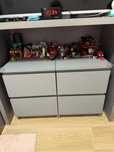Noptiere IKEA gri