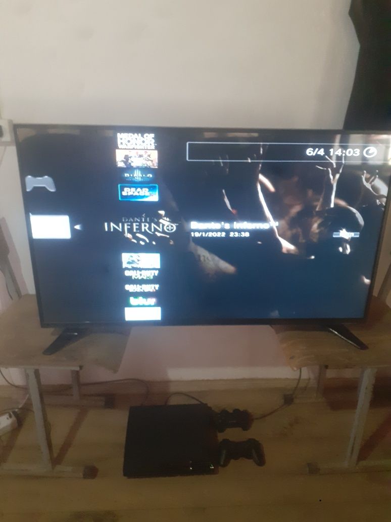 PS3 va Shivaki telivizor 43 lik 20 dan ortiq uyini bor