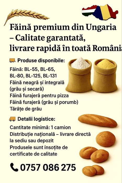Faina de calitate superioara