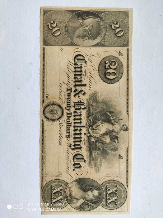 20 долара от Гражданската война на САЩ