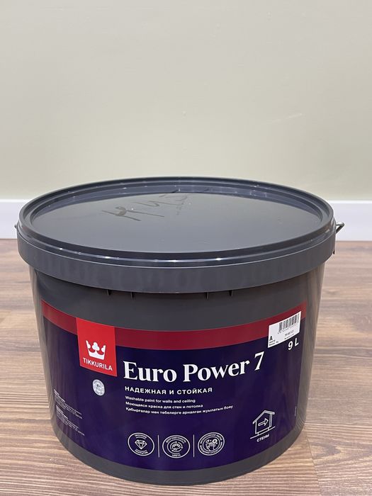 Моющаяся краска для стен и потолков TIKKURILA