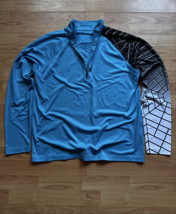 Pullover jumper bluza sweater long sleeve 1/2 zip Spyder linear web