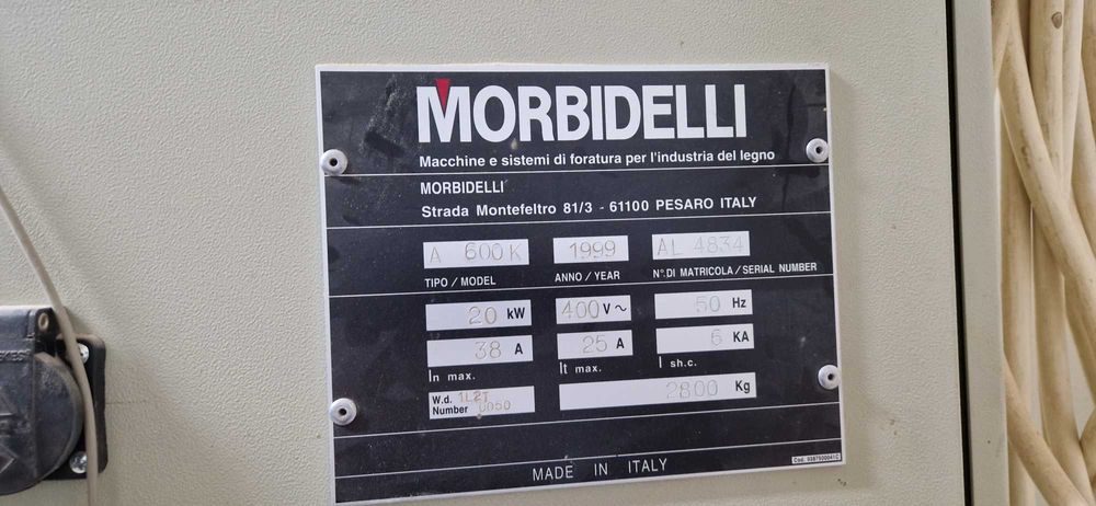 Cnc Morbidelli 600k