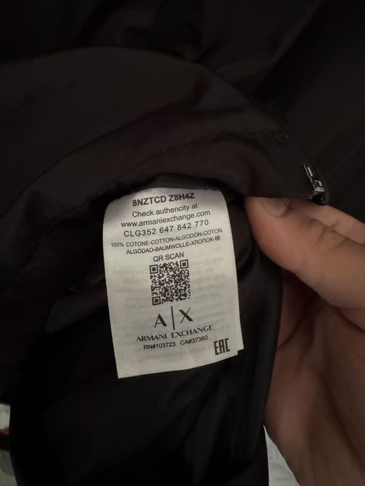 Мъжка ветровка Armani Exchange