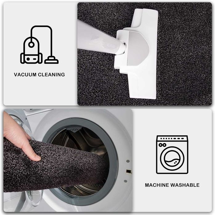 Covoras Magic Super Absorbant pentru Noroi Ploaie Zapada Gri 45x70cm