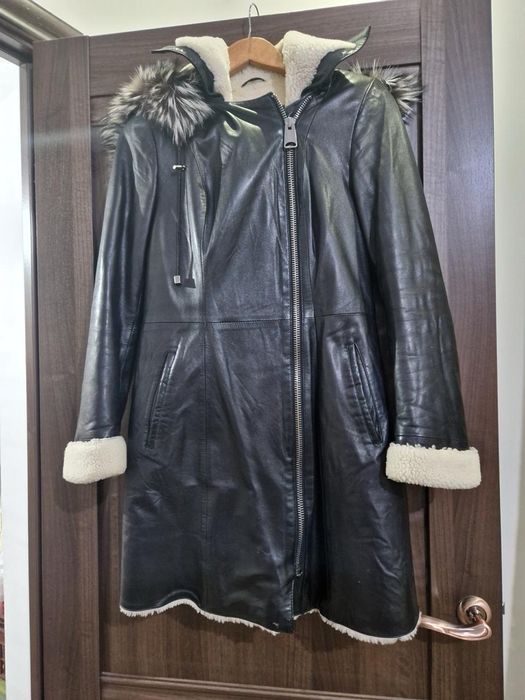 Кожаная дублёнка за 40.000тг