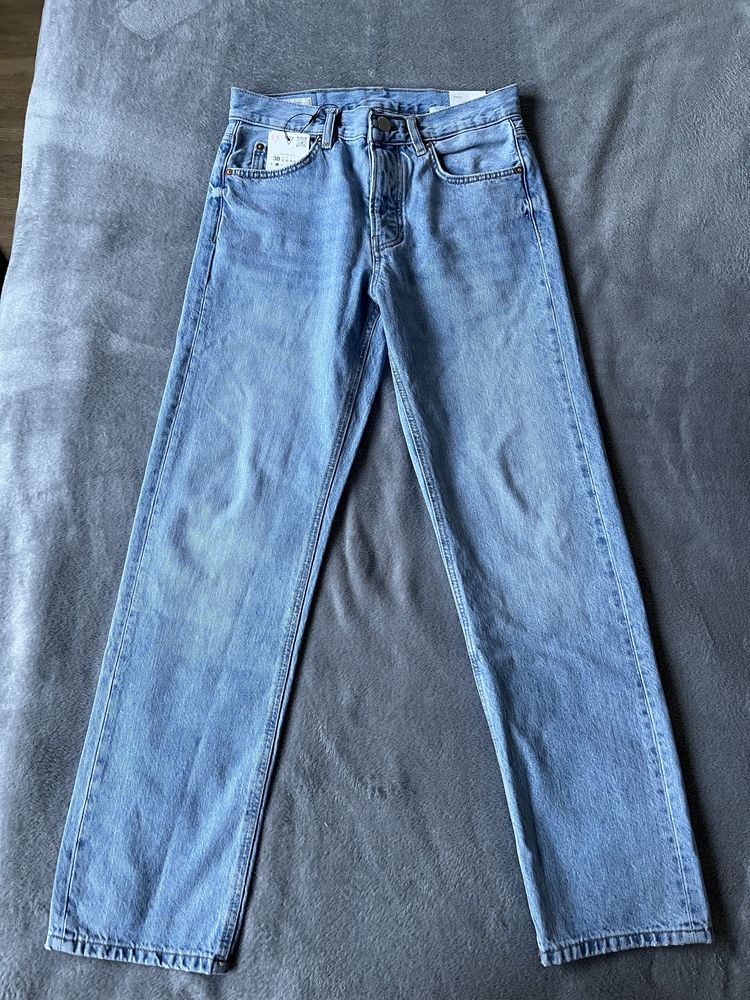 Дънки Zara , мъжки , размер 38 , Regular Straight-Leg Jeans