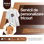 Servicii de personalizare articole vestimentare, cadouri personalizate