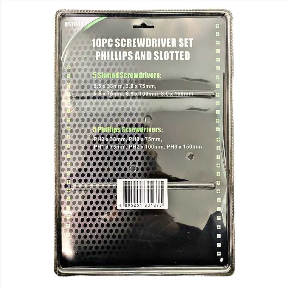 Set  De 10 Șurubelnite Philips ȘI Drepte DS1048