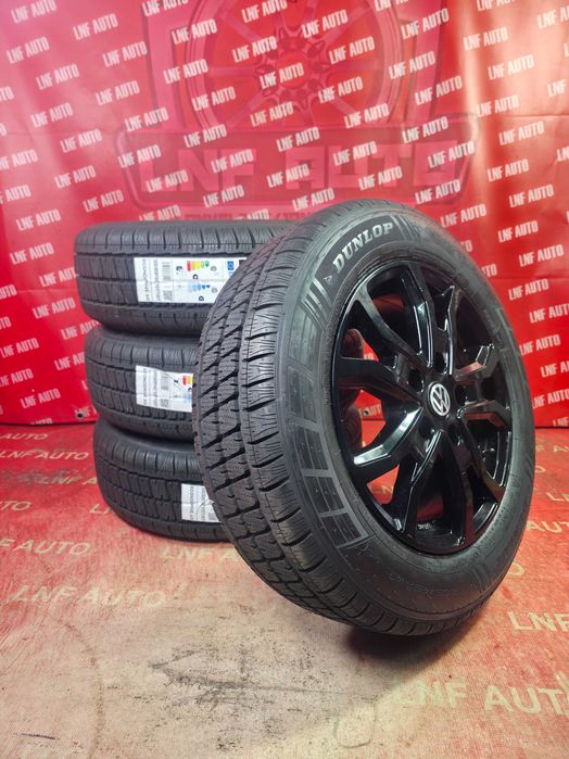 ROTI Jante Anvelope 4 Sezoane 205/65/16C 5x120 NOI VW T5 T5 Multivan