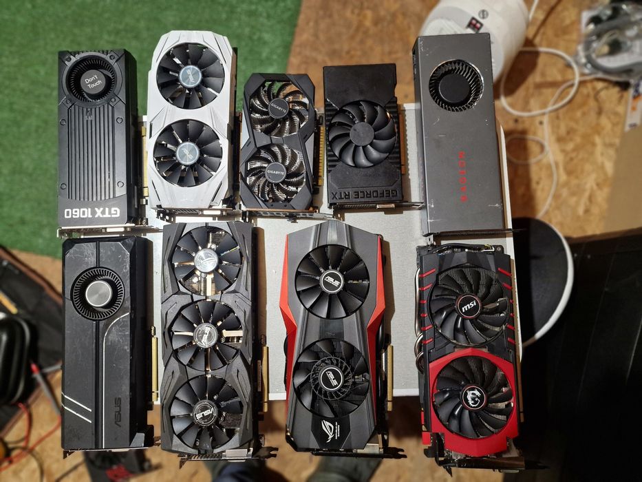 Placi video defecte rtx 2060, gtx 980, 1060, 1070, 1080, 1650 rx 5700