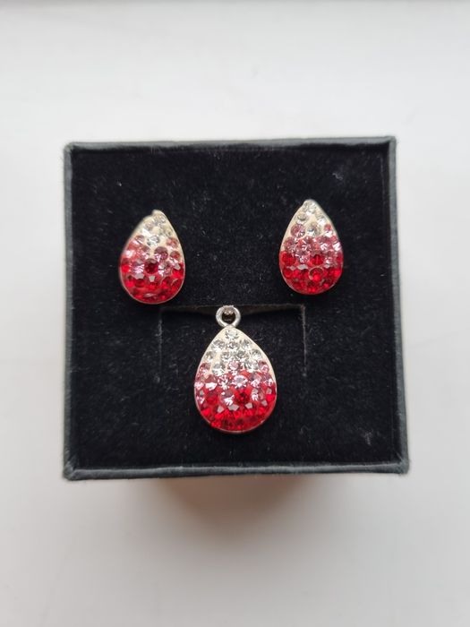 Set argint 925 cercei si pandantiv