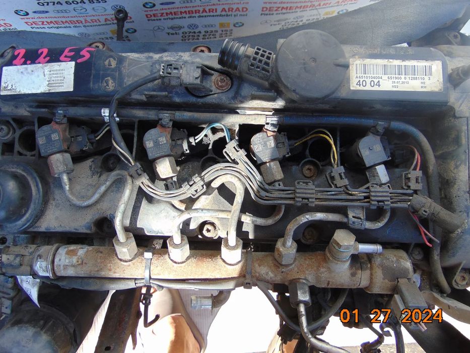 Injectoare Mercedes 2.2 euro 5 sprinter vito viano w369 w906 w212 w204 e class c class cls w166 ml