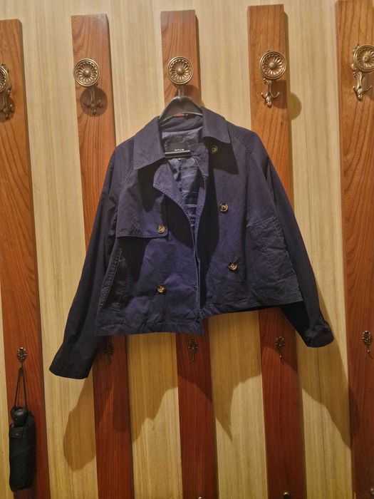 Яке тип къс шлифер тъмно синьо/navy blue