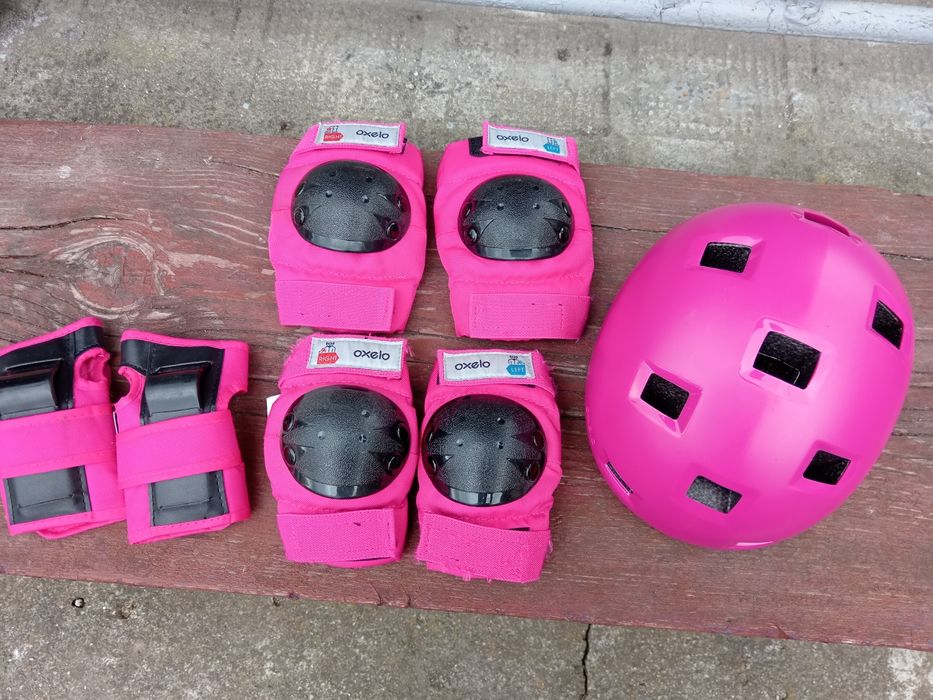 Set cotiere, genunchiere casca