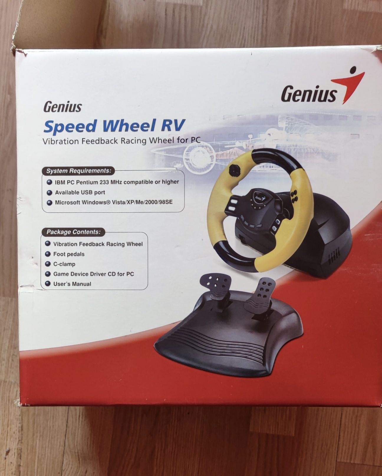 Vând volan gaming Genius Racing Wheel RV