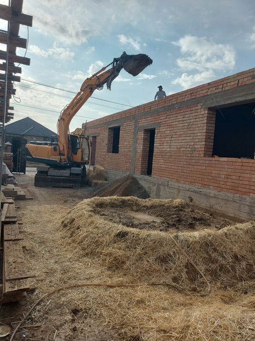 Эксковатор, 3в1 трактор  Снос Демонтаж Траншея Гидробур Гидромолот раб