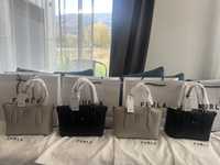 Furla Dafne Nero and Perla.100%ориг.Сериен номер.