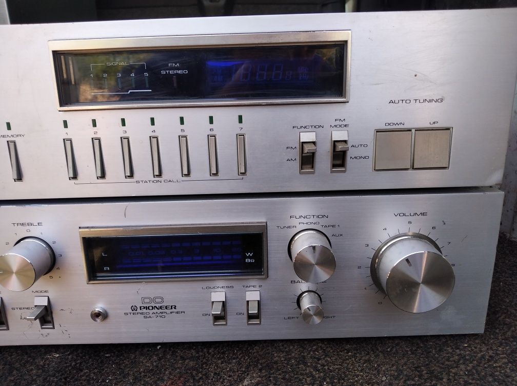 Pioneer Sa710& Tx710 blue line