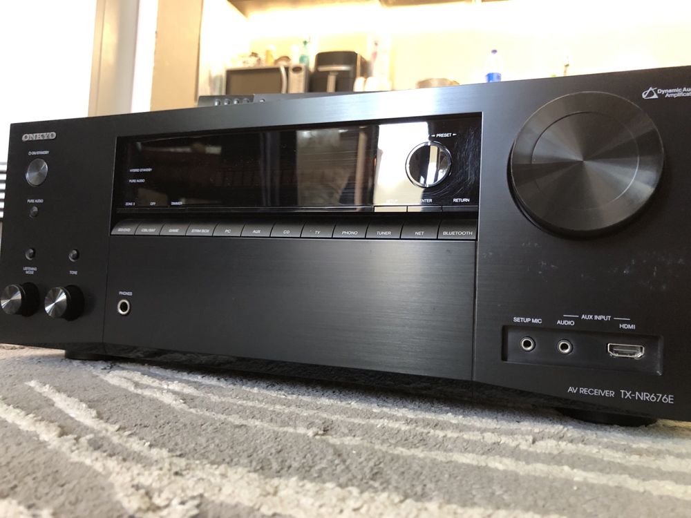 Като нов Onkyo TX-NR676e Bluetooth Wi-Fi