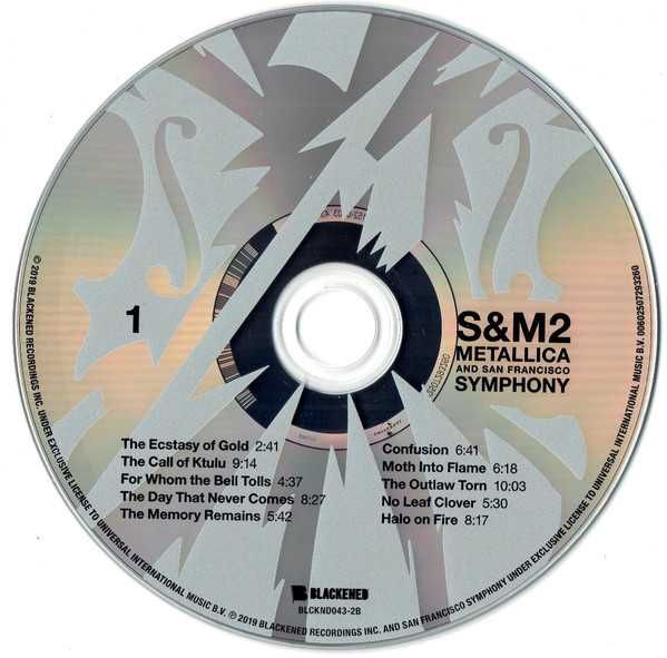 2xCD+ Bluray Metallica and San Francisco Symphony - S&M2