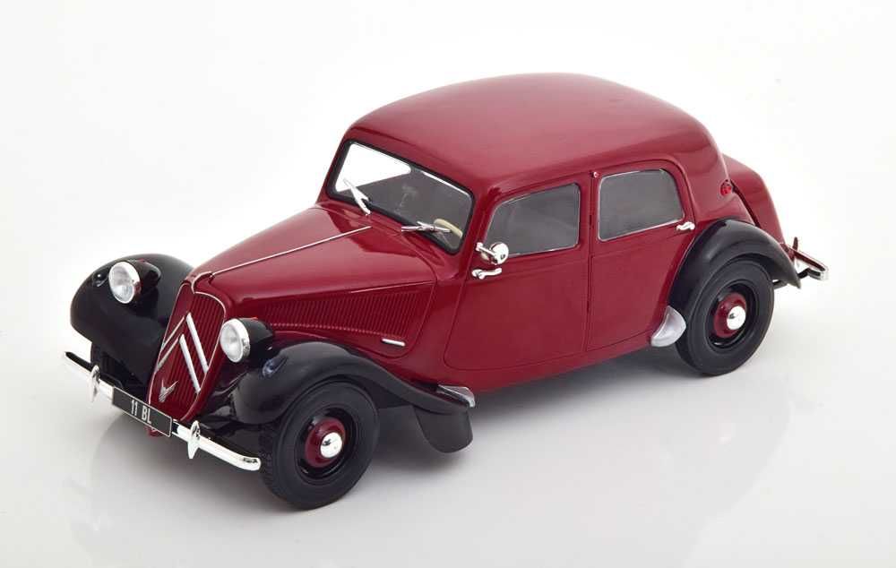 Macheta Citroen Traction Avant 11BL 1952 rosu - Whitebox 1/24