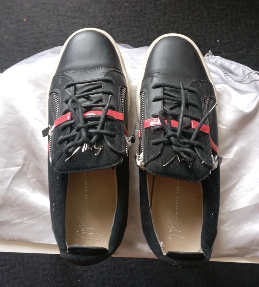 Giuseppe Zanotti Low Stripe Zipped мъжки обувки, 270лв , ТОП!!!