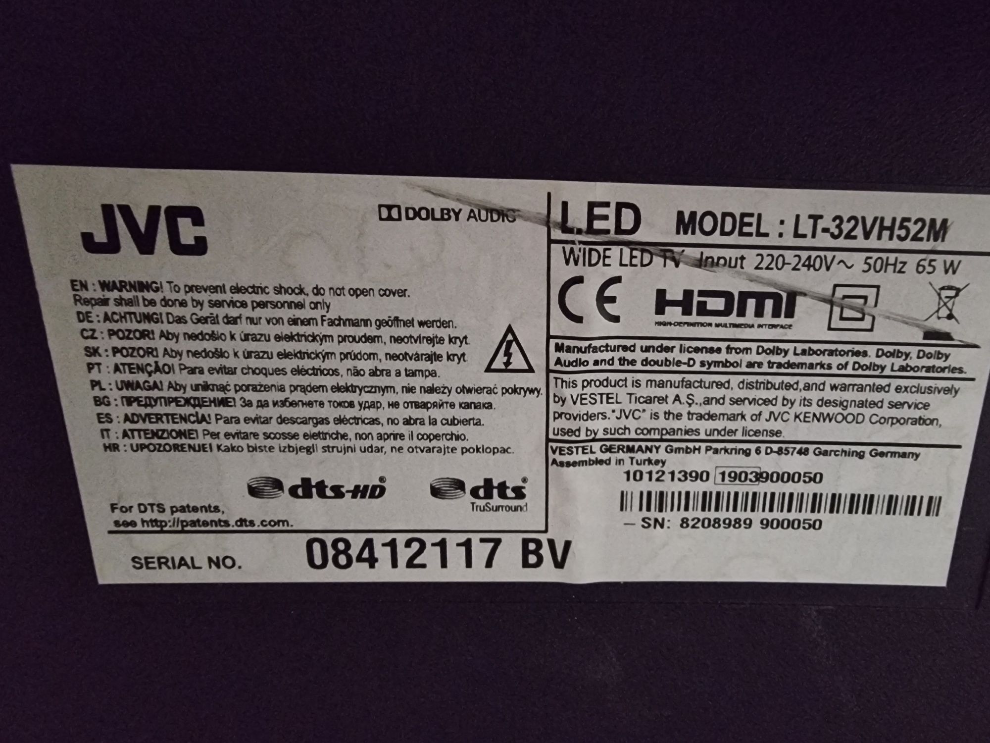 Smart Телевизор / JVC - 32" - YouTube,

Netflix, Цифрова + Ефирна