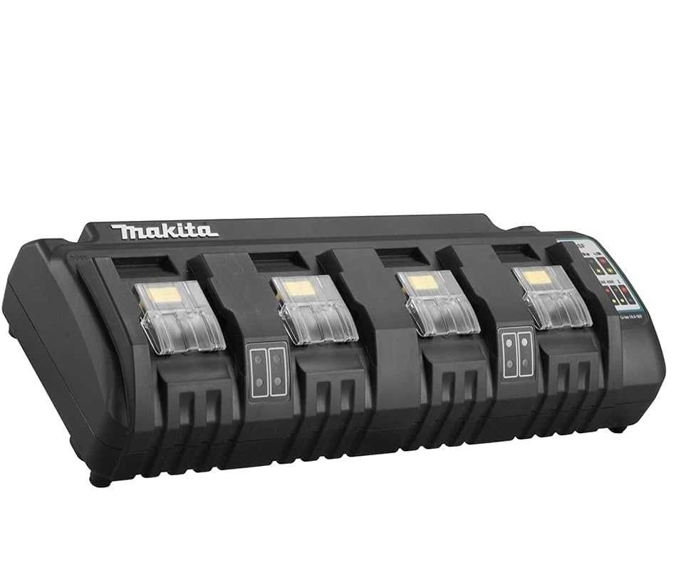 Зарядно устройство за 4 батерии MAKITA DC18SF 14,4V 18V