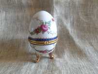 Порцеланово яйце Q.Limoges Барокови чинии и захарницаRosenthal Kronach