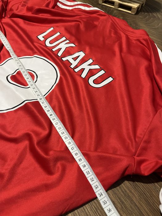 Tricou Adidas Manchester United 2017-2018 cu Lukaku