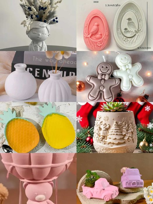 Силиконови молдове различни видове за Свети Валентин, 8 март, Великден