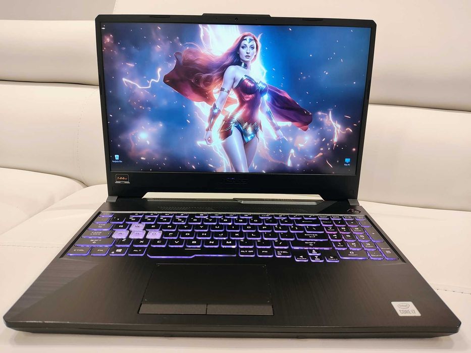 laptop gaming Asus Tuf, intel core i7-10870H ,video 6 gb GTX, 144HZ