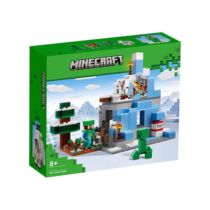 Minecraft Frozen Peaks конструктор – комплект за сглобяване