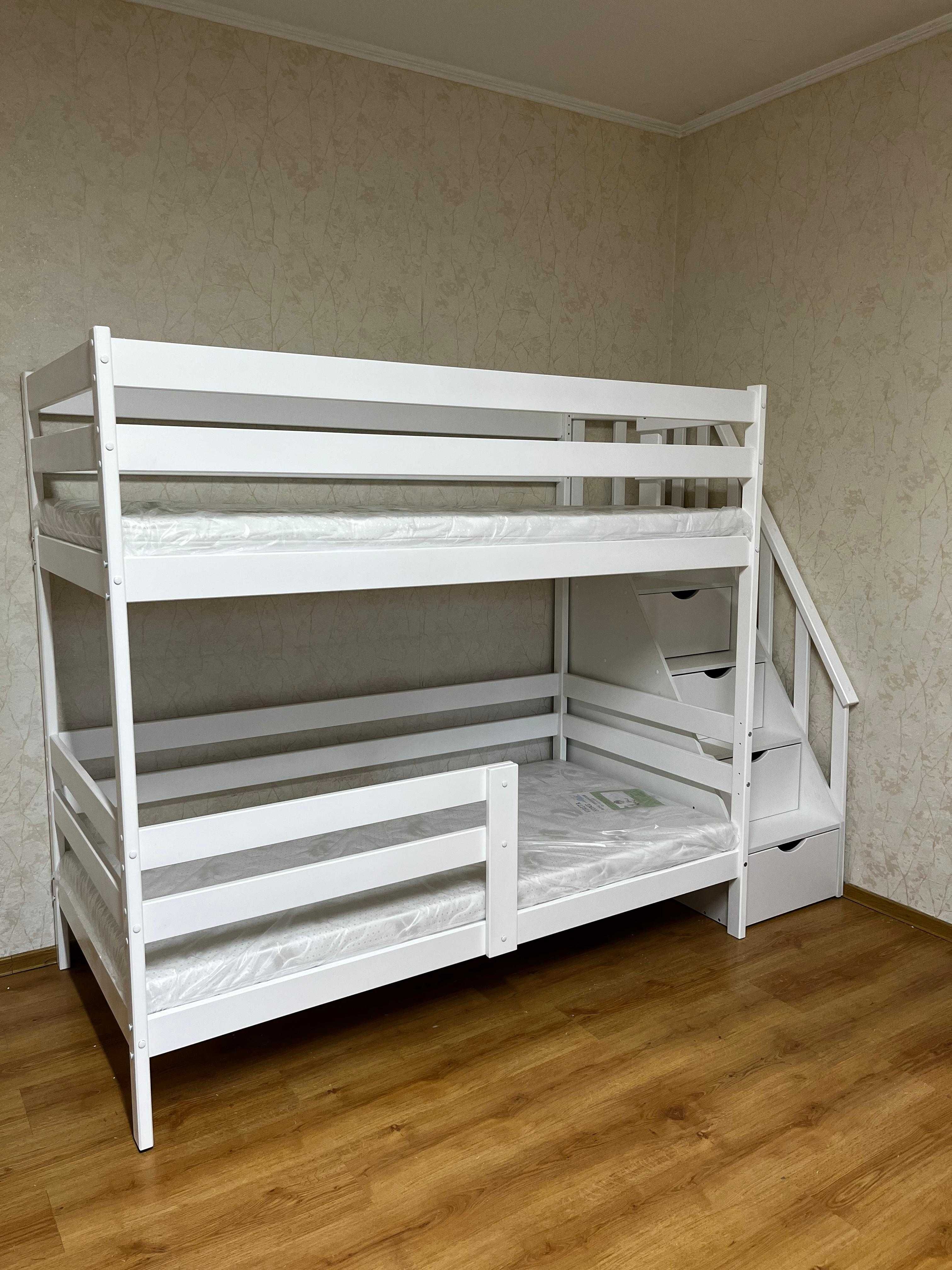 Детские кровати из массива и ЛДСП, компьютерные столы, детские матрасы