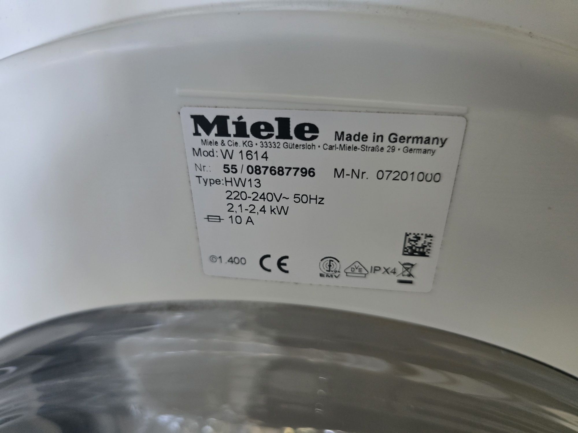 А+++Пералня Миеле/Miele W1614