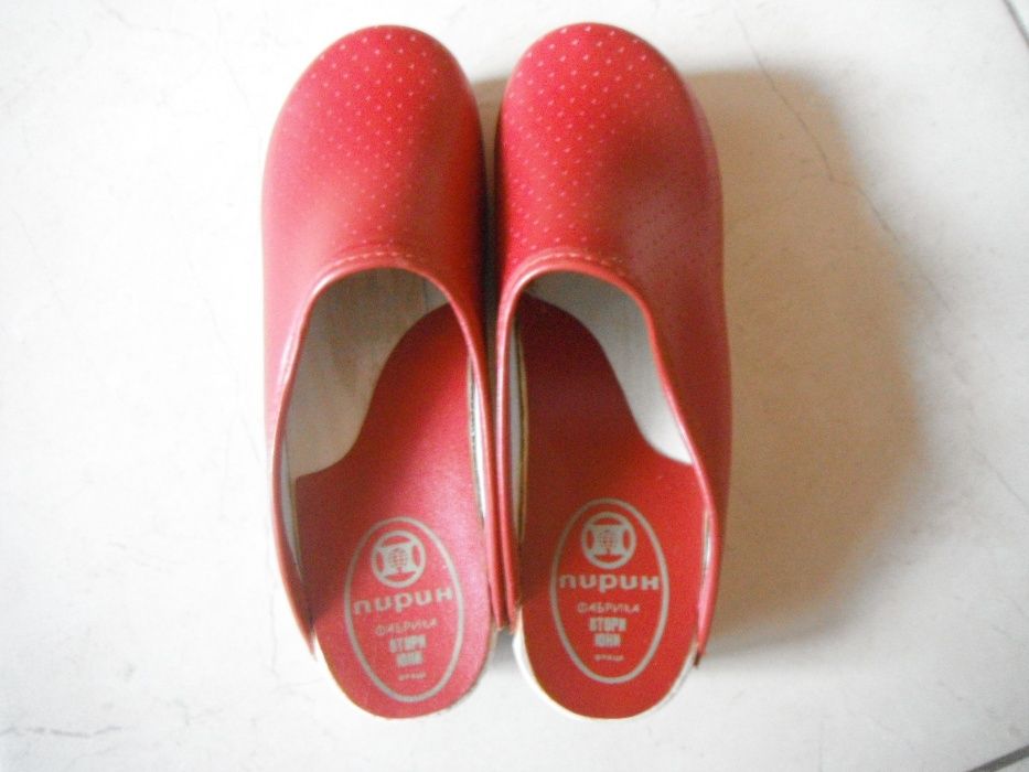 Сабо / лекарски чехли - ест.кожа № 37