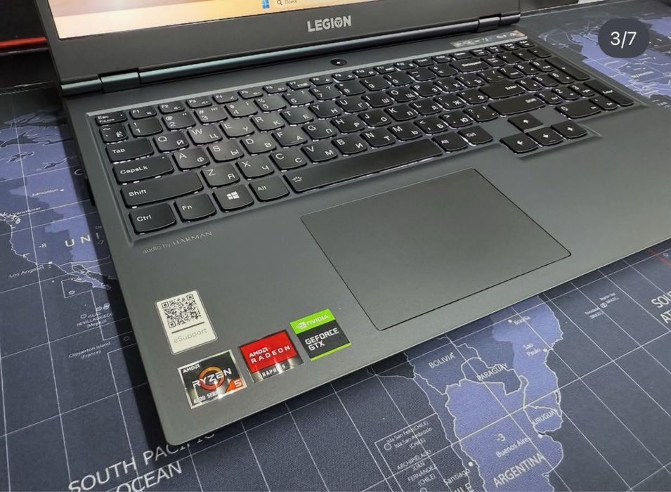 Игровой Lenovo Legion 5 - Ryzen 5-4600H/GTX1650Ti/16Gb/512Gb