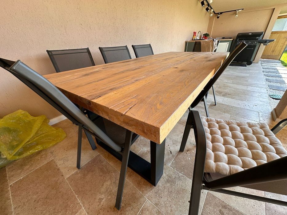 Masa terasa plus scaune