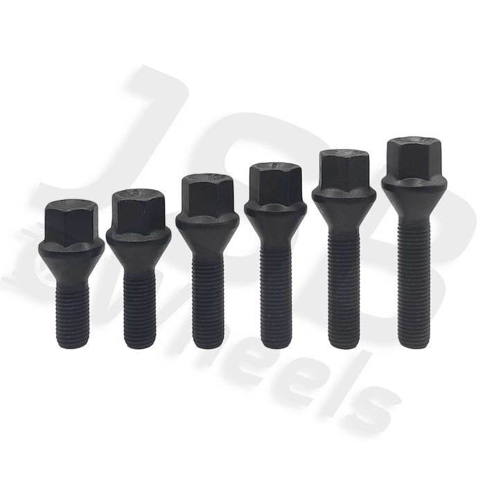 Prezoane negre noi jante aliaj M12x1.5 45 mm Renault, Dacia, Opel, BMW