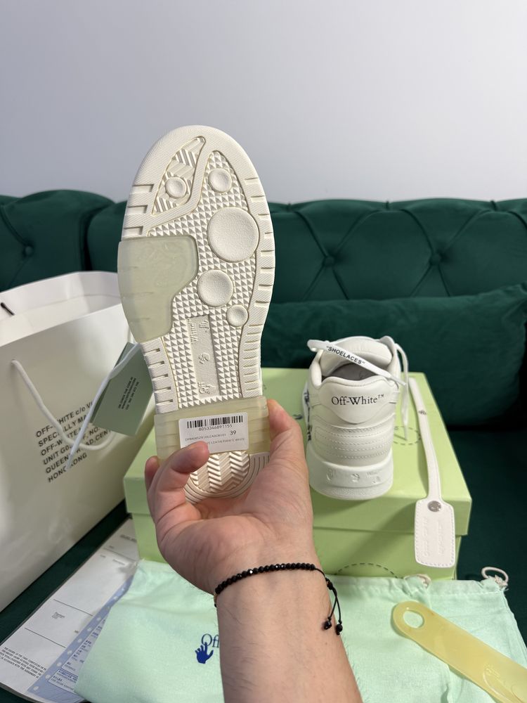 Adidasi Off-White Out Of Office piele naturala 100% Full Box Premium