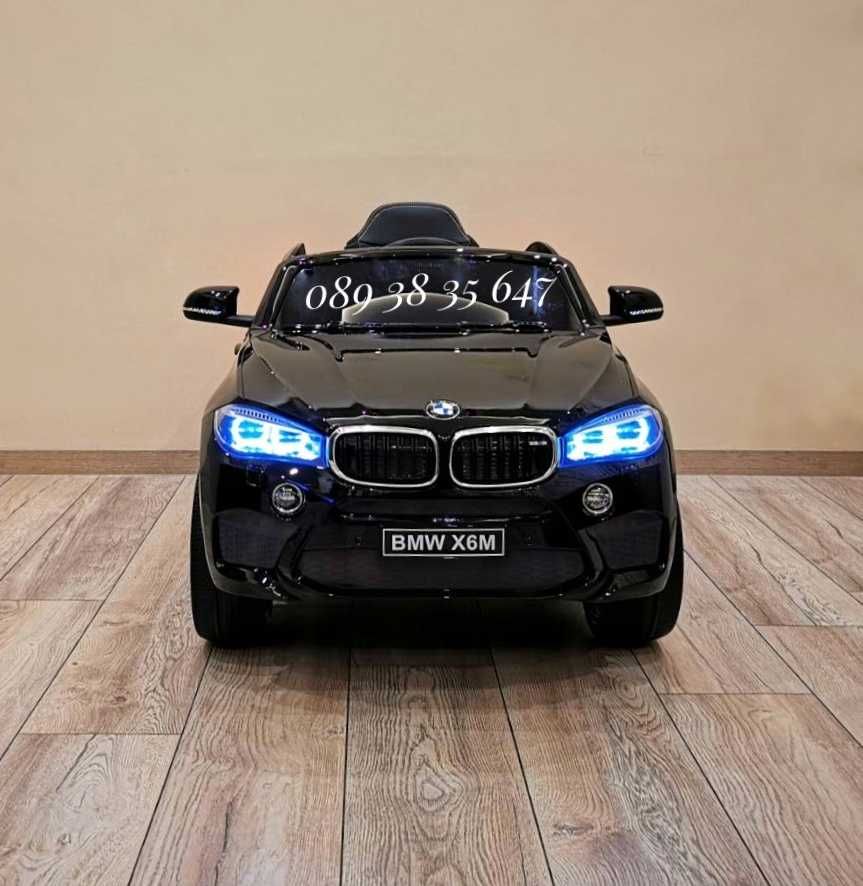 ТОП ЦЕНА!НОВО!Акумулаторен джип BMW X6 с 12V батерия,EVA гуми,USB