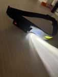 Lampă frontală reîncărcabilă Laser 8330 LED și COB