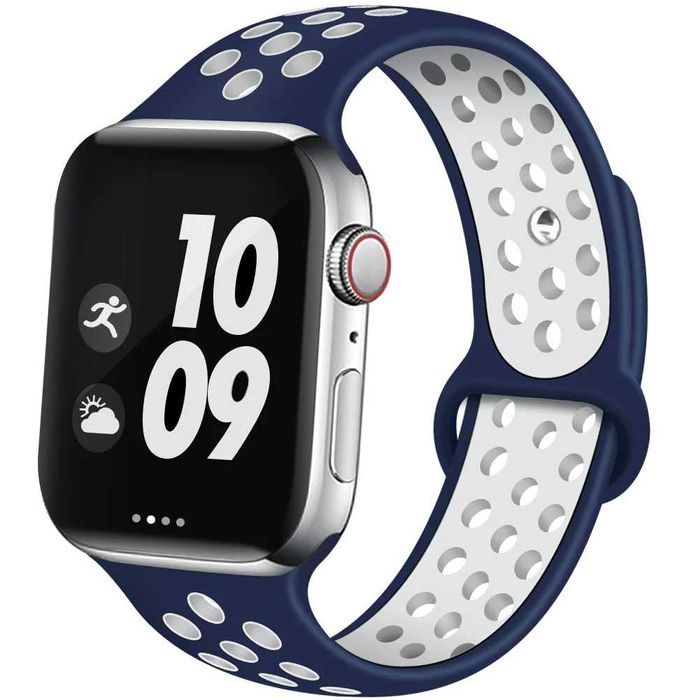 Спортни силиконови каишки за часовник Apple Smart iWatch 42/44/45 мм