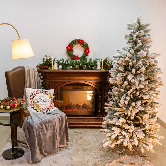 Заснеженная ель с напылением Tianschanica 210 см