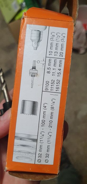 Adaptor carota bahco.