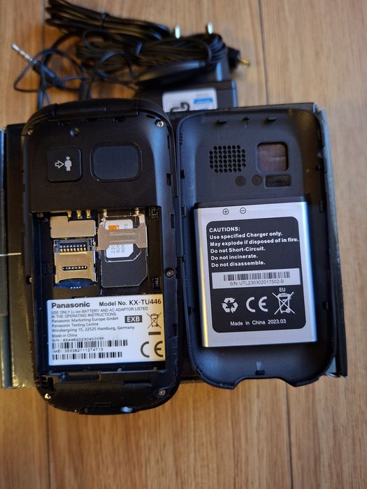 Telefon seniori,Panasonic,meniu ro.