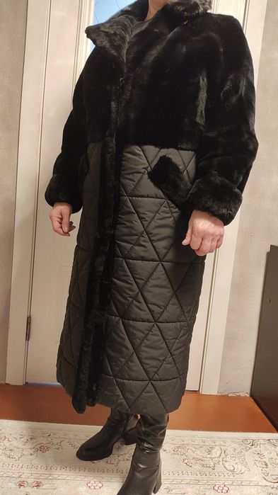 Продам комбинированную шубу и дублёнку. Размер 50.