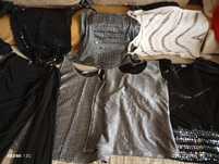 Bluze argintii negre mar M-L